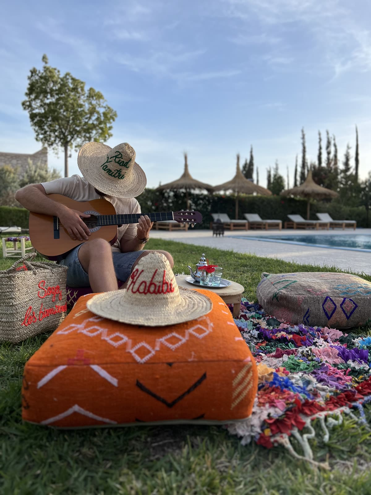 Riad Yanitri - jardin piscine ambiance